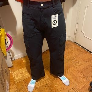 BRAND NEW MADHAPPY OUTDOORS NAVY CARGO PANTS